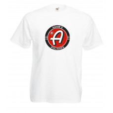 Adam's White T-Shirt Color Logo Center